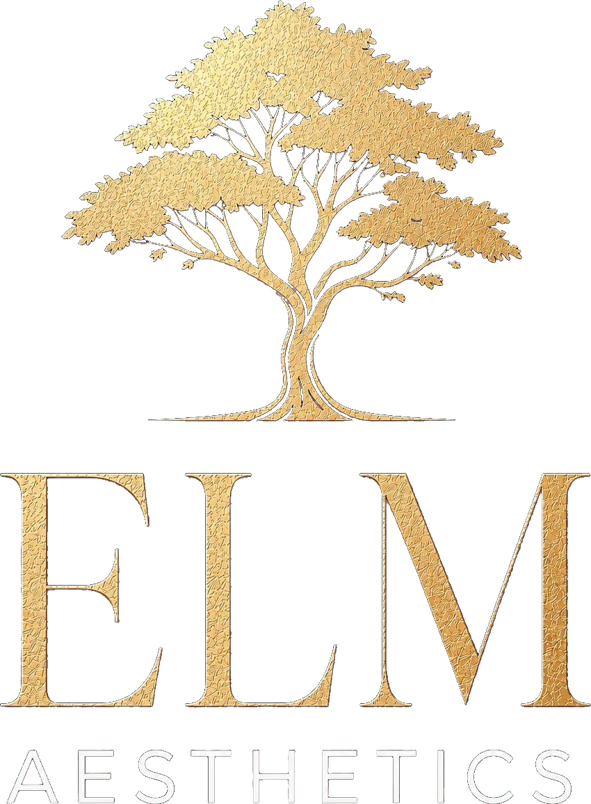 ELM Aesthetics — the elm tree of life mark with ELM AESTHETICS wordmark